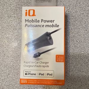 Mobile Power Rapid In-Car Charger for iPhone/ IPad /iPod